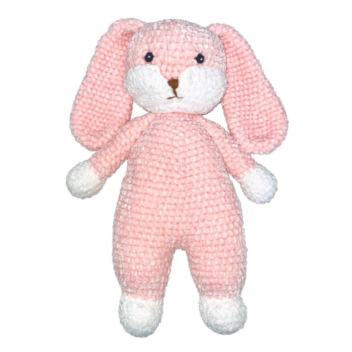 Blush the Bunny Chenille Crochet Doll