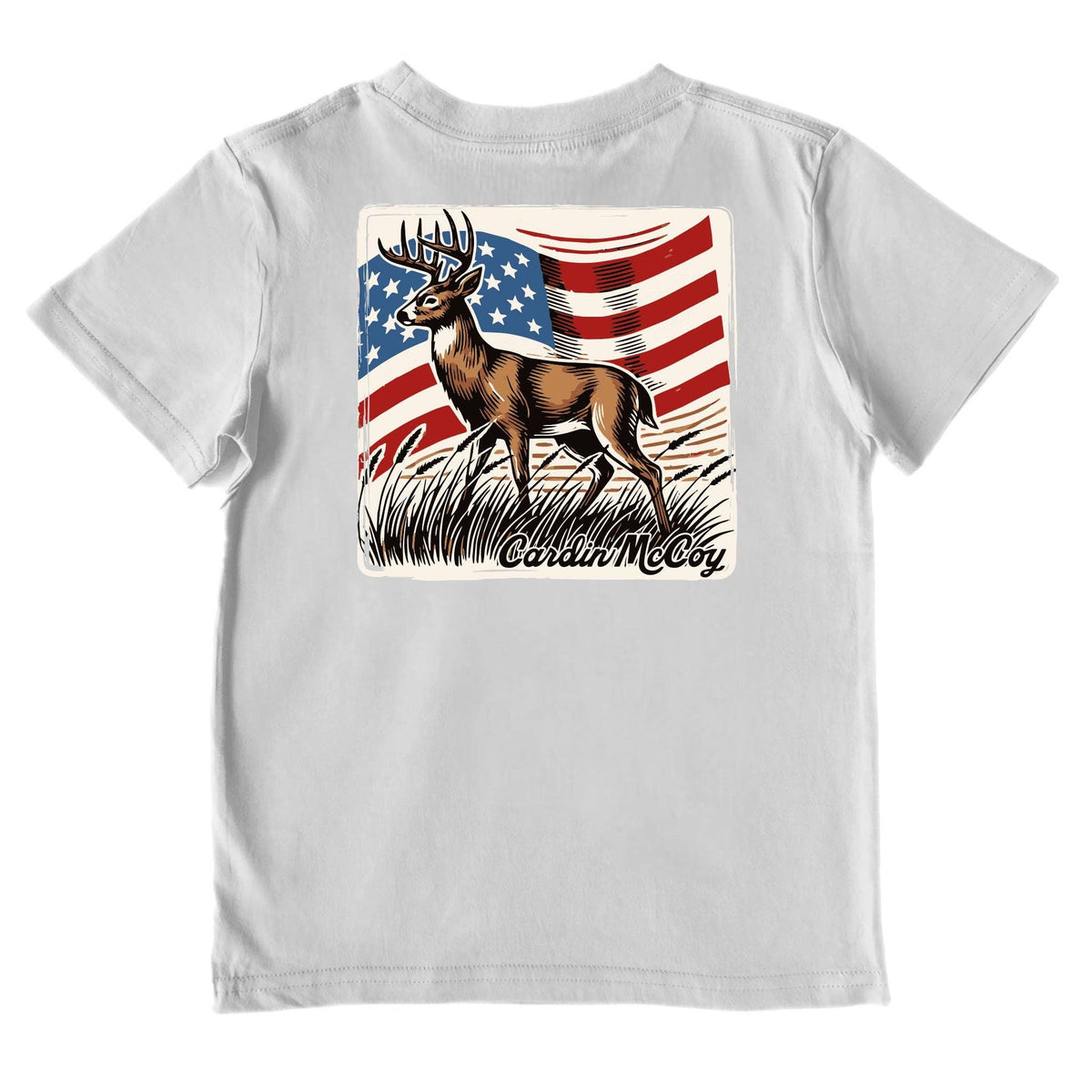 Boys' Vintage Deer Performance Short-Sleeve Tee