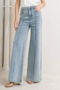 Washed denim Jean