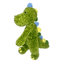 Dewey the Dinosaur Chenille Crochet Doll