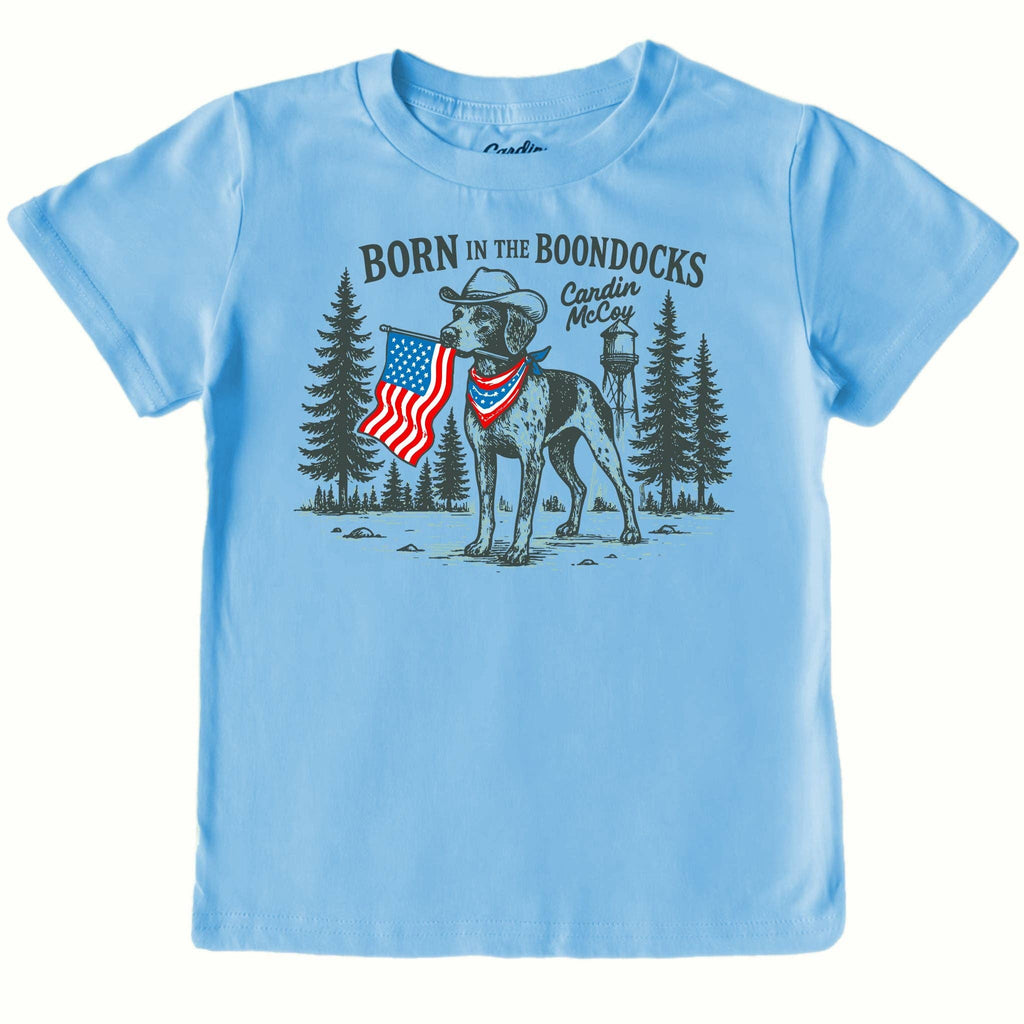 Kids' Born in the Boondocks Front Short-Sleeve Tee