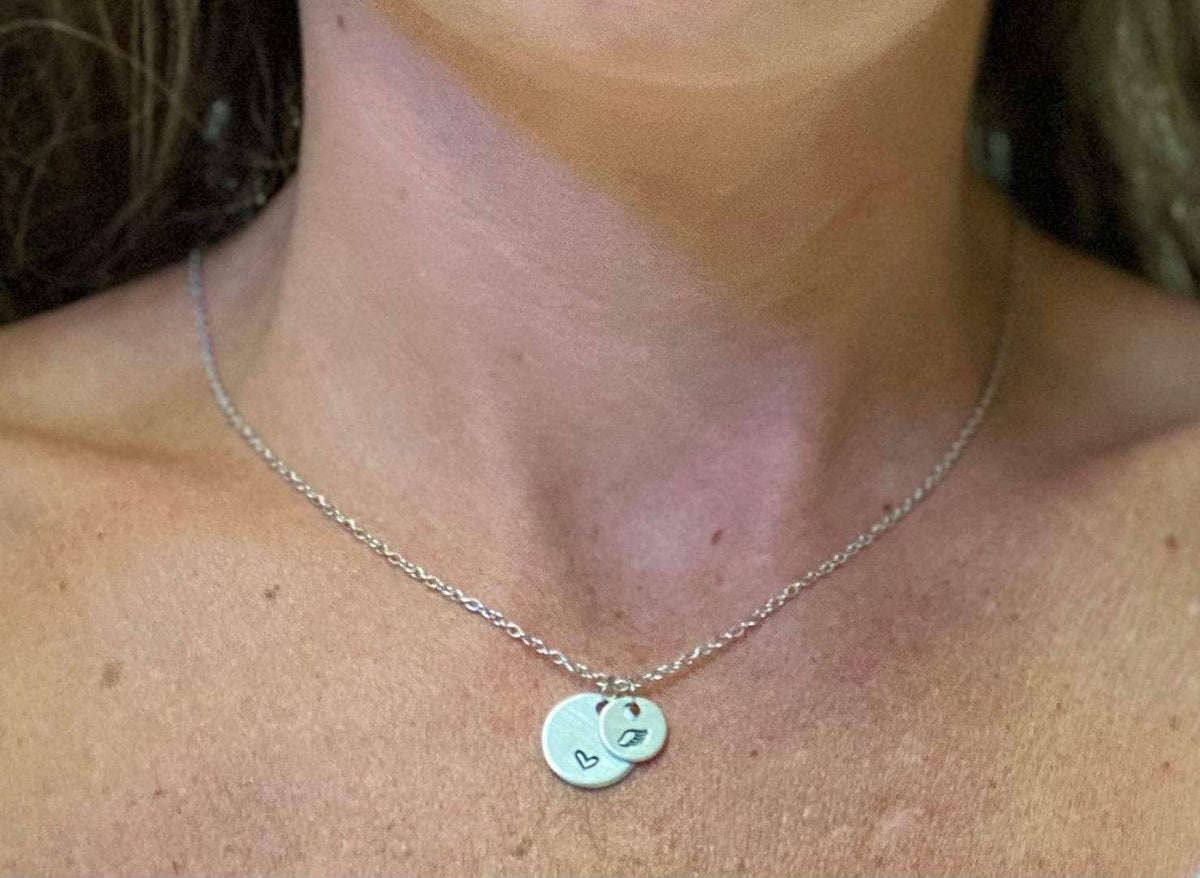Angel Wing Necklace, Infant Loss Necklace, Miscarriage Gift, Miscarriage Gift Necklace, Sympathy Gift, Grief Gift, Memorial Gift, Loss
