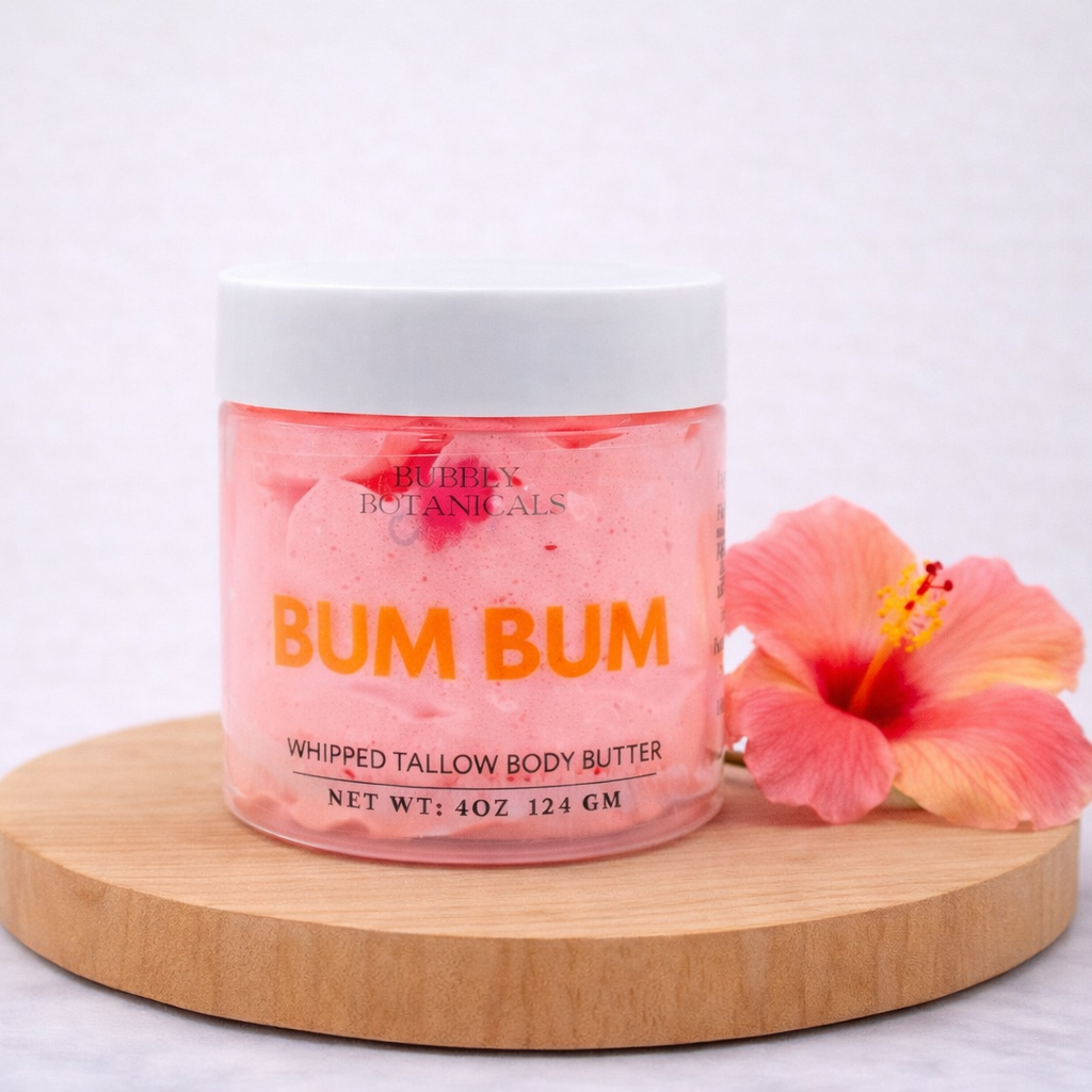 Artisan Bum Bum Type Tallow Body Butter – Rich Hydration & Beachy Scent