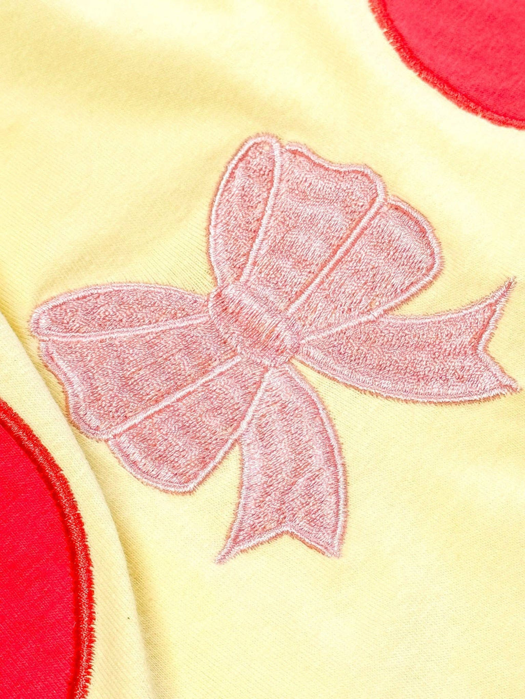 Apples & Bows Yellow Dress