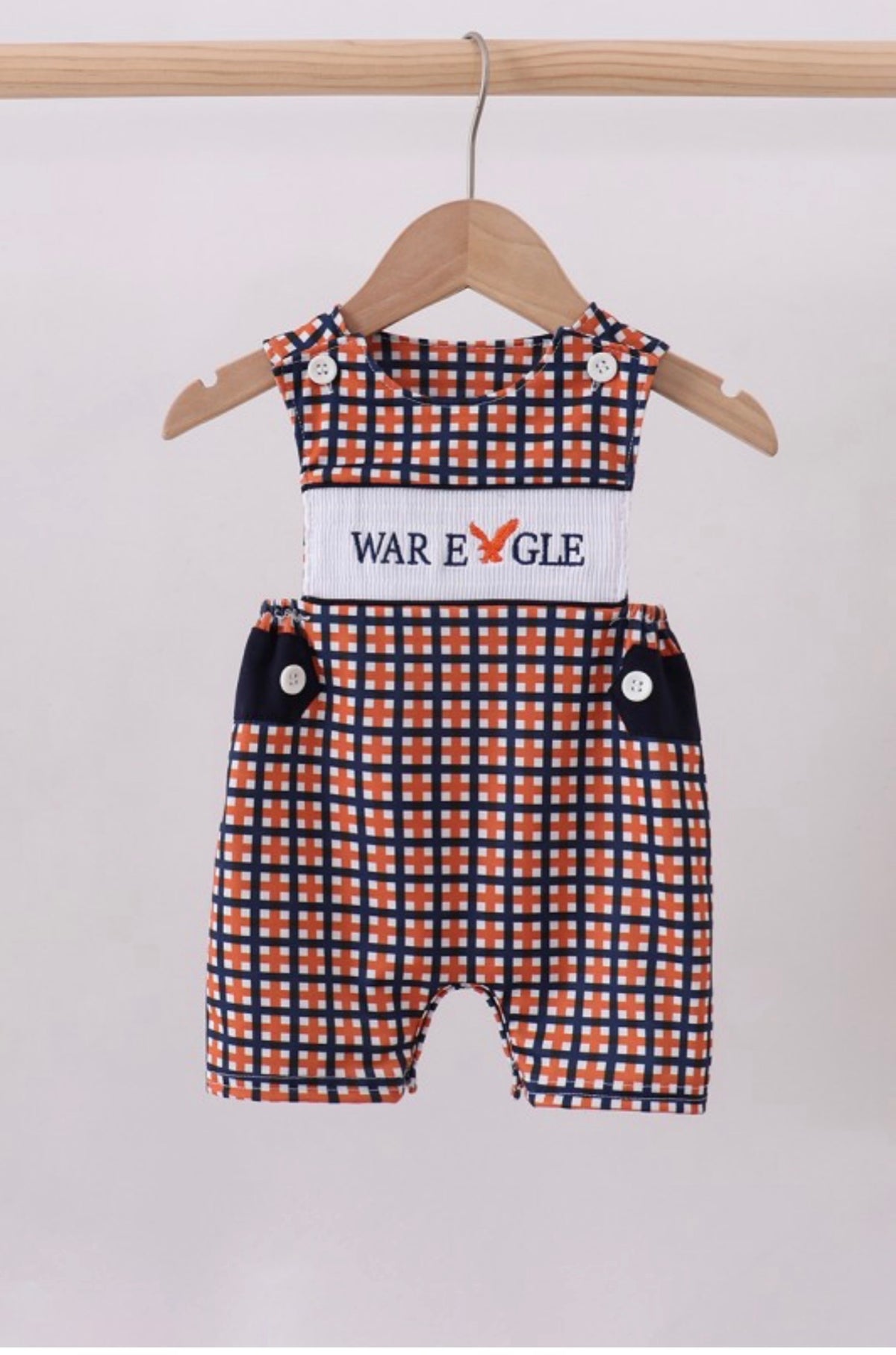 Auburn War Eagle Smocked Jonjon