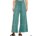 Teal Wide Legged Zenana Pants
