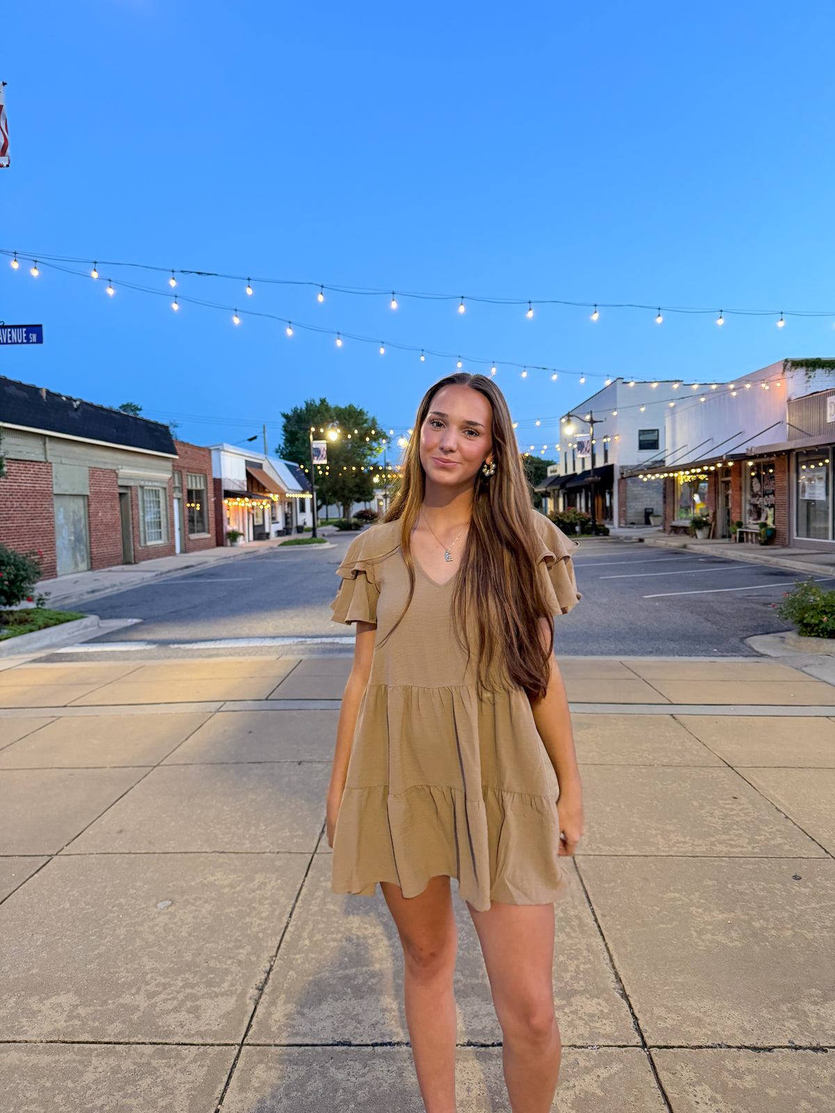 Airflow Tiered Mini Dress