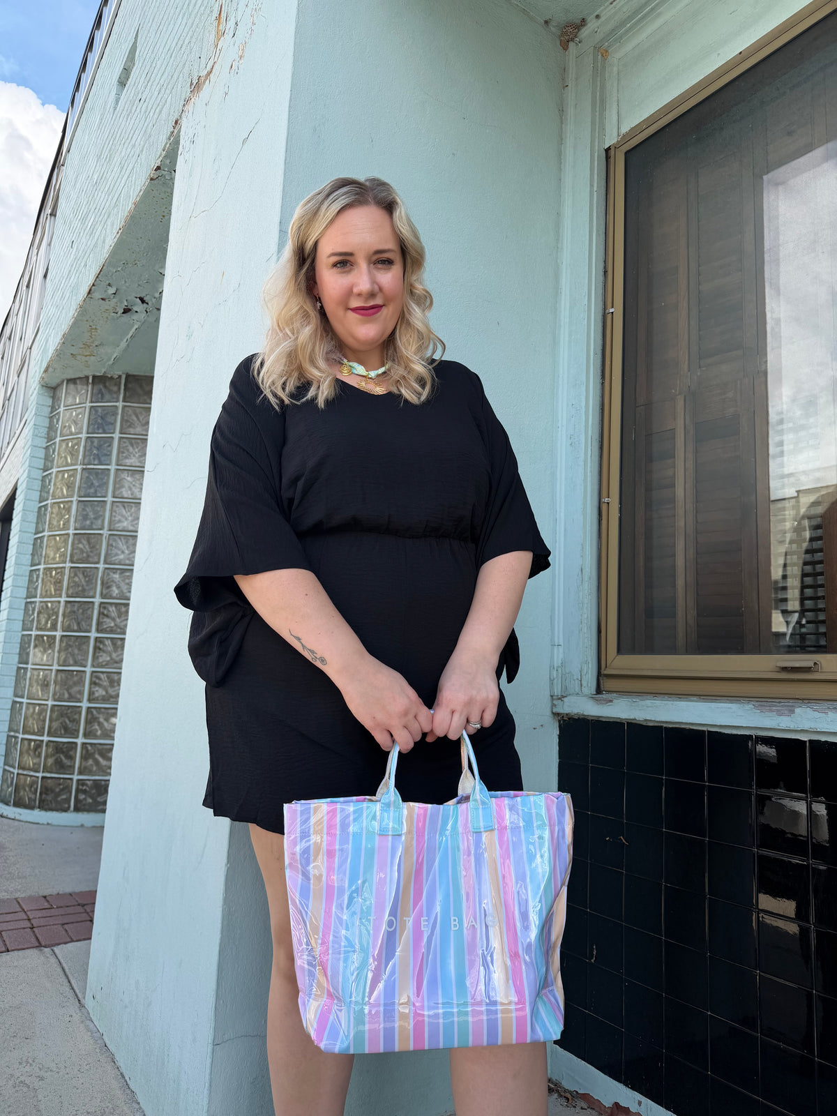 Airflow Dolman Sleeve Romper (Plus Size)