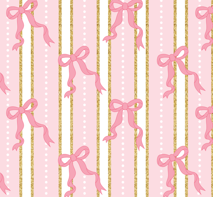 Girls Backpack - Pink Bows