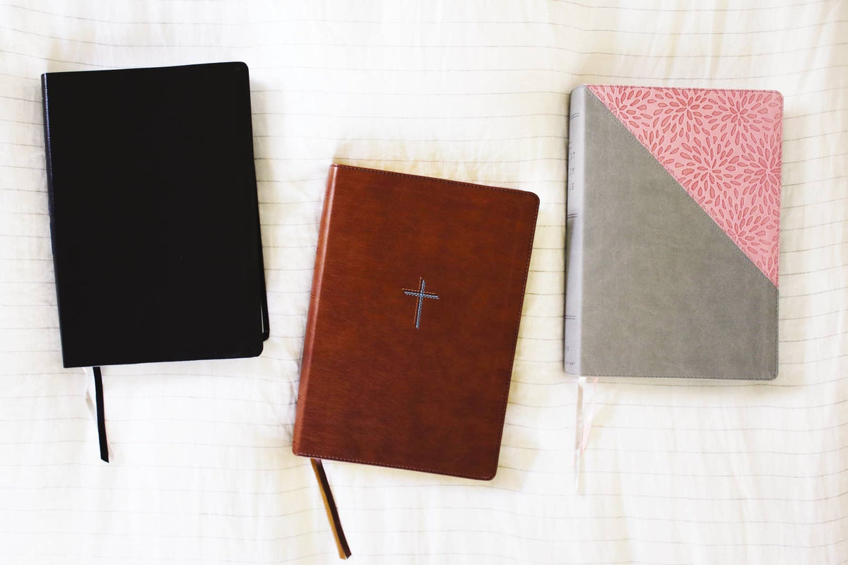 NIV Quest Study Bible, Large Print, Leathersoft Brown