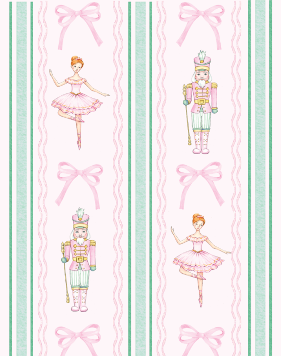 Christmas 2025 Pajamas - Baby Ruffle Buttflap  - Nutcracker