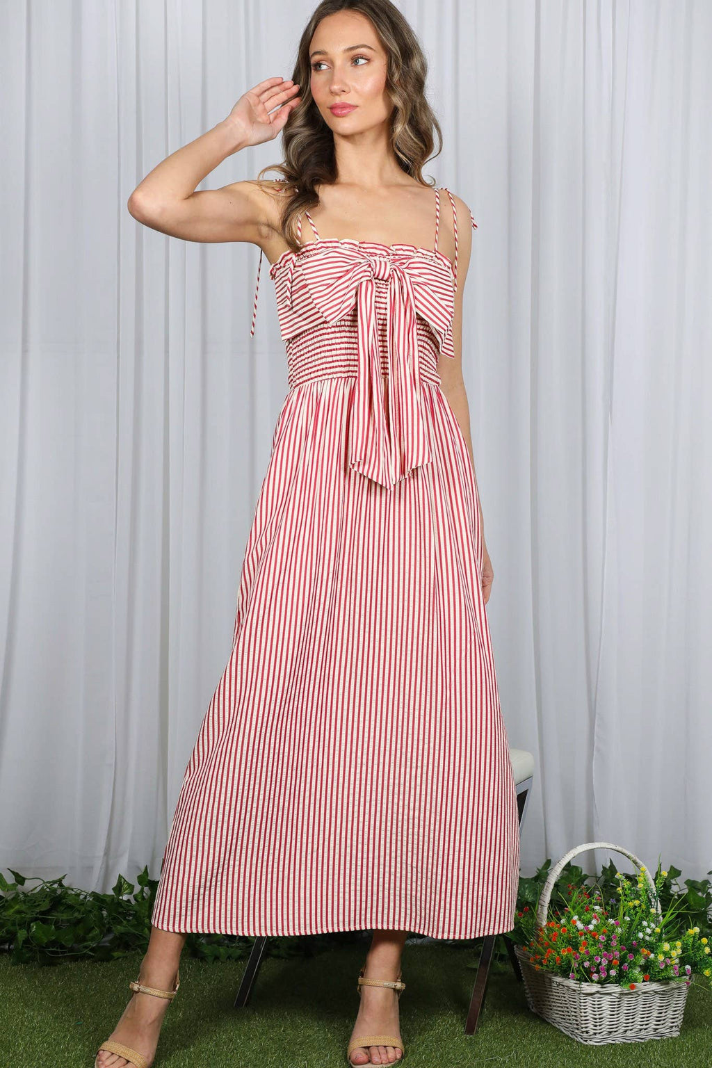 July Maxi Dress Red / M