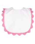 Brooklyn Bib with Pink Ricrac