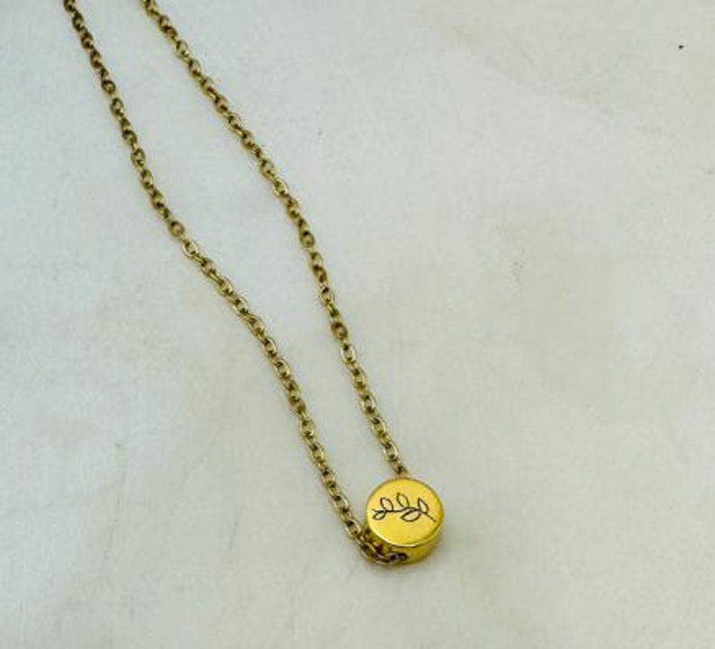 Faith-Based Graduation Gift for Girl – Vine Necklace with Scripture Card