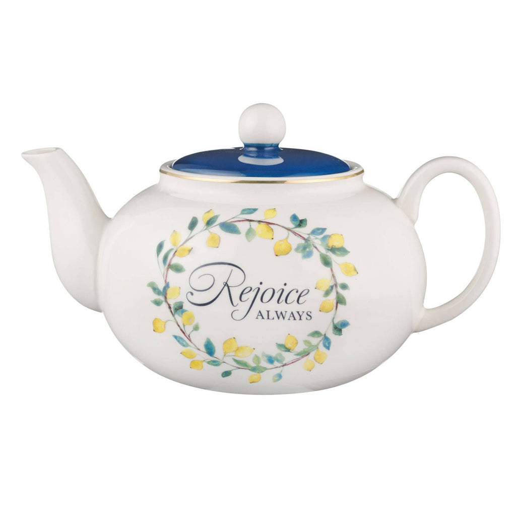 Teapot Lemons Rejoice Always 1 Thess. 5:16