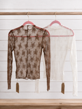 Lace Mock Neck Layering Long Sleeve