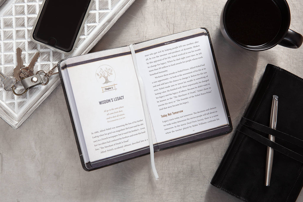 The Wisdom Challenge (Faux Leather Devotional)