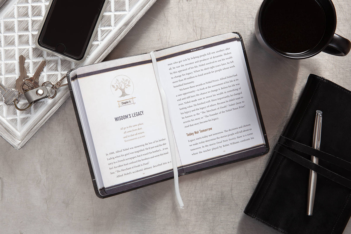 The Wisdom Challenge (Faux Leather Devotional)