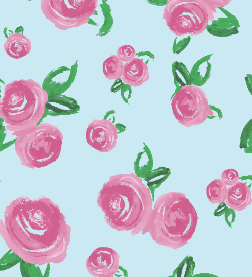 Girls Backpack - Watercolor Roses