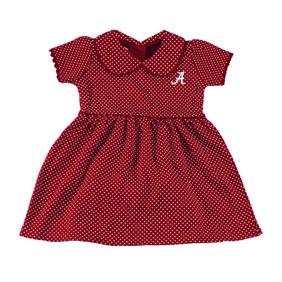 Alabama Pin Dot Peter Pan Dress With Bloomers