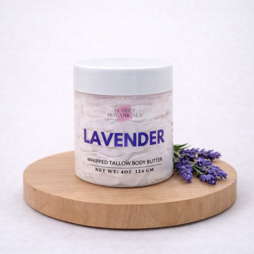 Artisan Lavender Tallow Body Butter – Rich Hydration