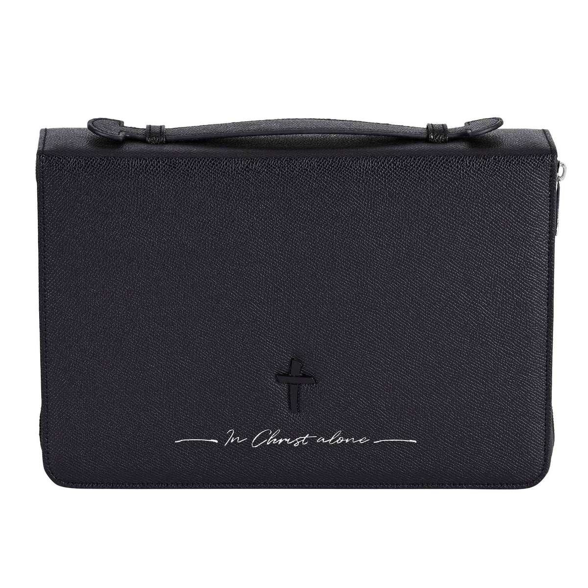 White Dove -Bible Cover In Christ Alone Black XXL