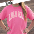 LULUMAC Dot Neon Pink Youth Comfort Colors Tee