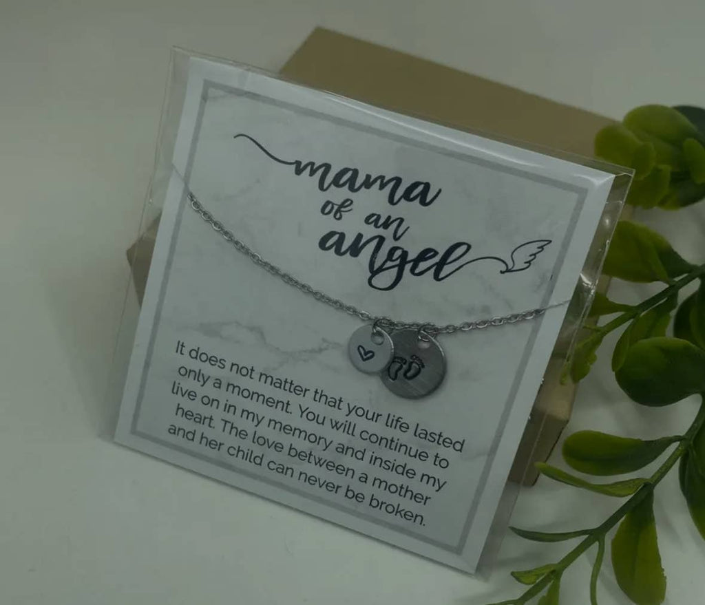 Angel Baby Necklace, Miscarriage Gift, Sympathy Gift for Her