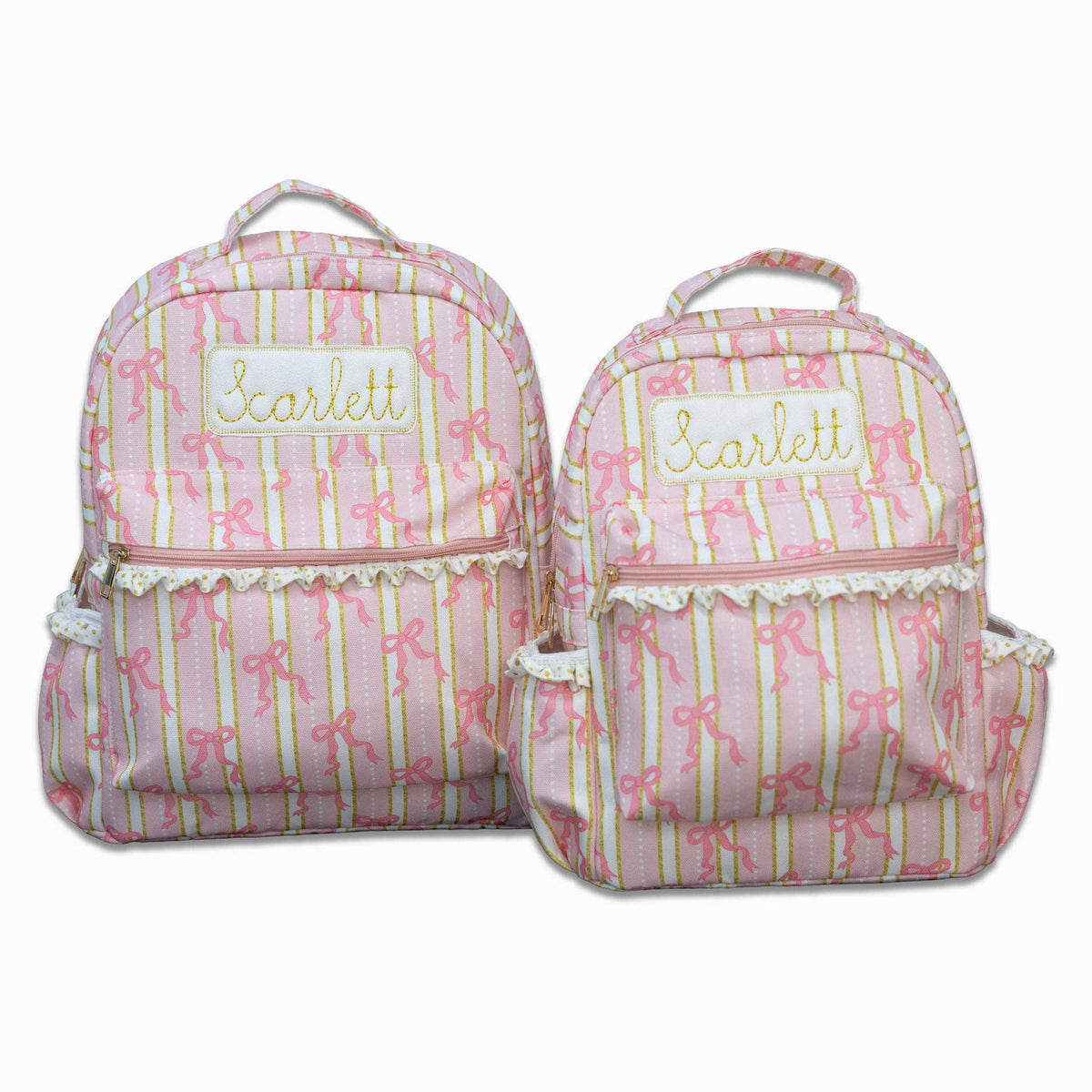 Girls Backpack - Pink Bows