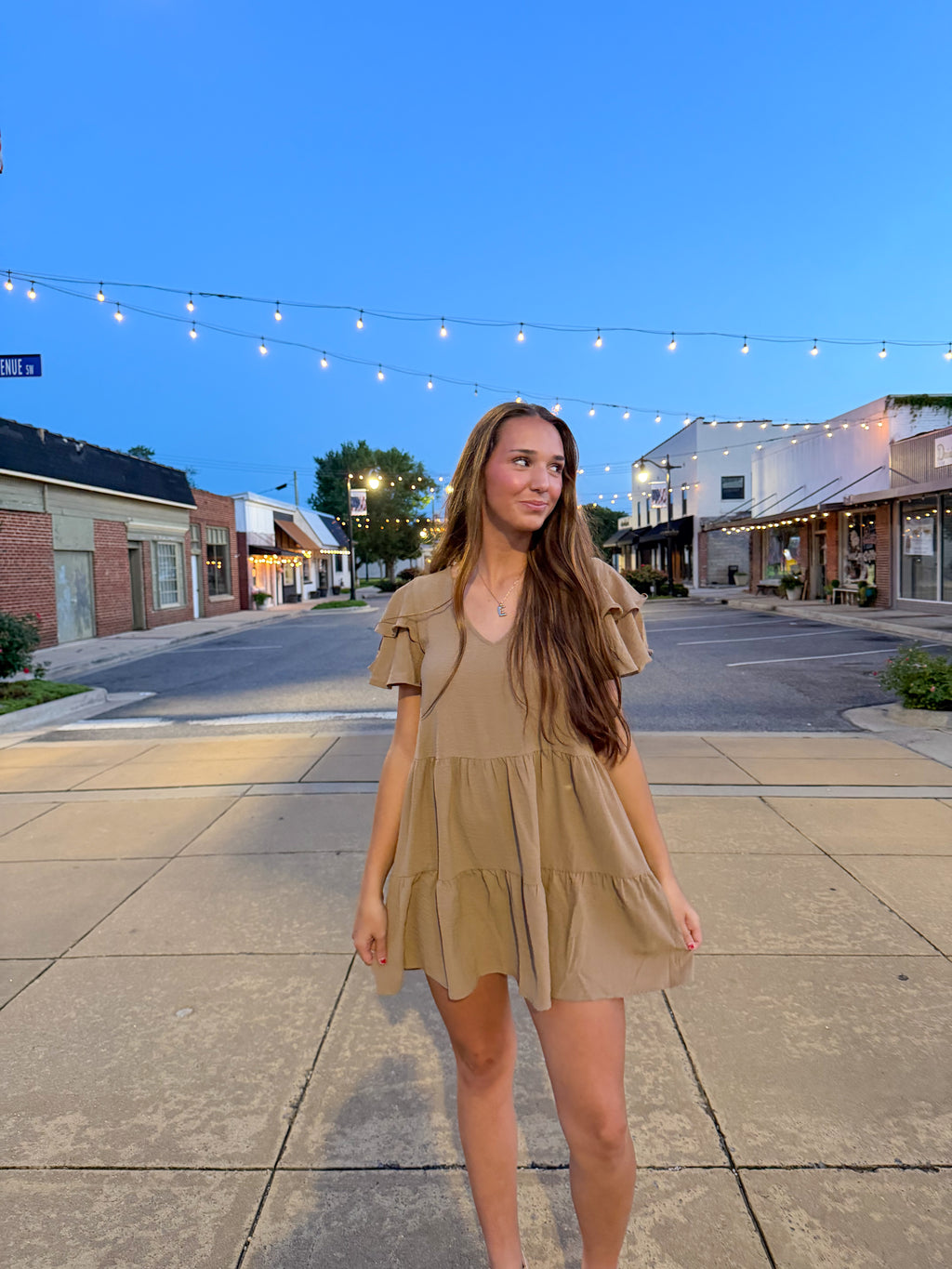 Airflow Tiered Mini Dress