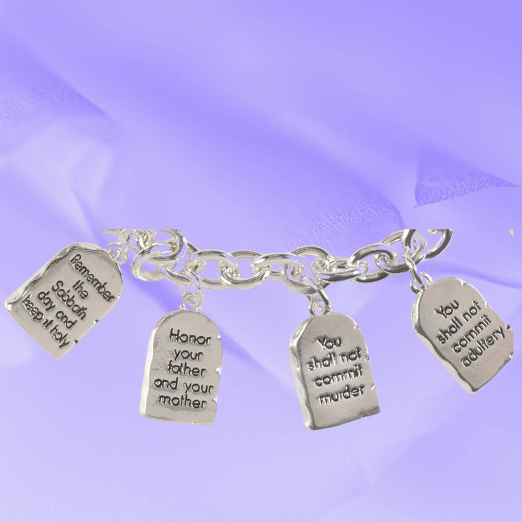 Bracelet 10 Commandments Oval Links