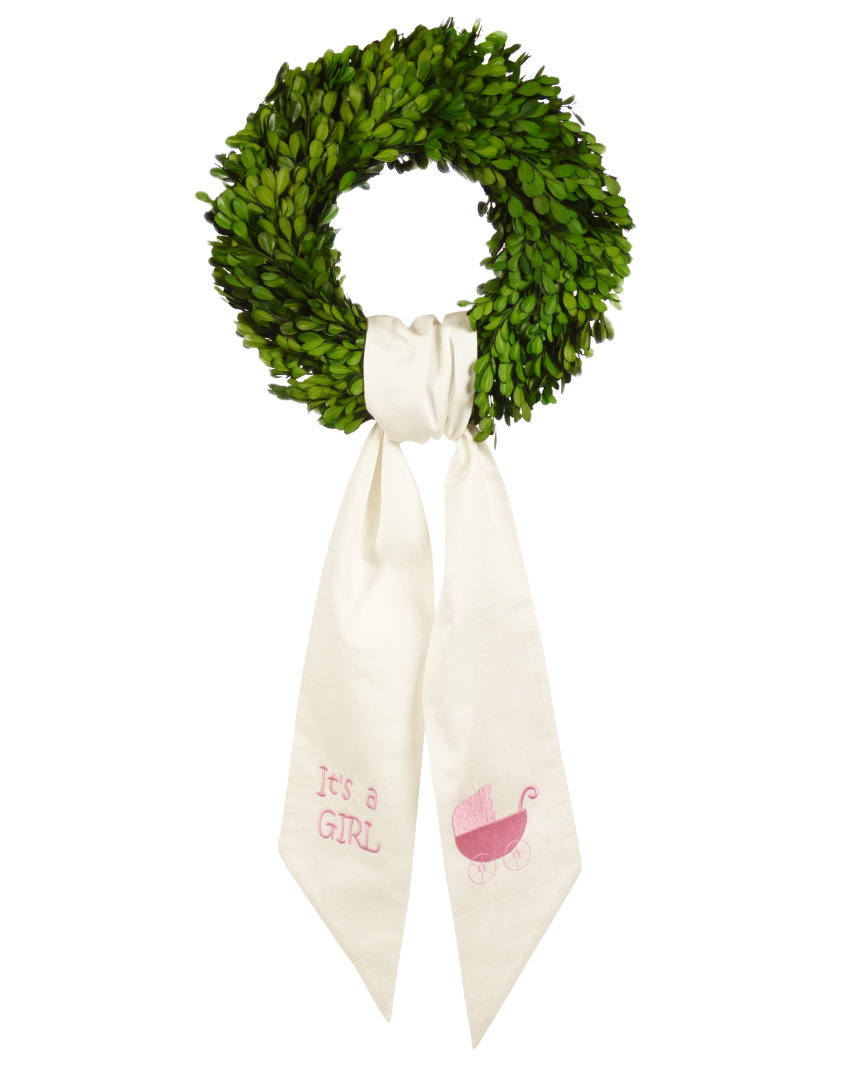 Wreath Sash: It's A Girl