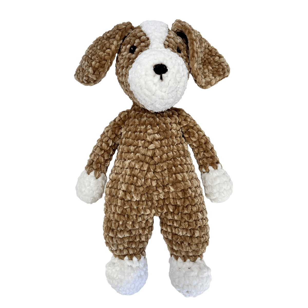 Bosco the Dog Chenille Crochet Doll