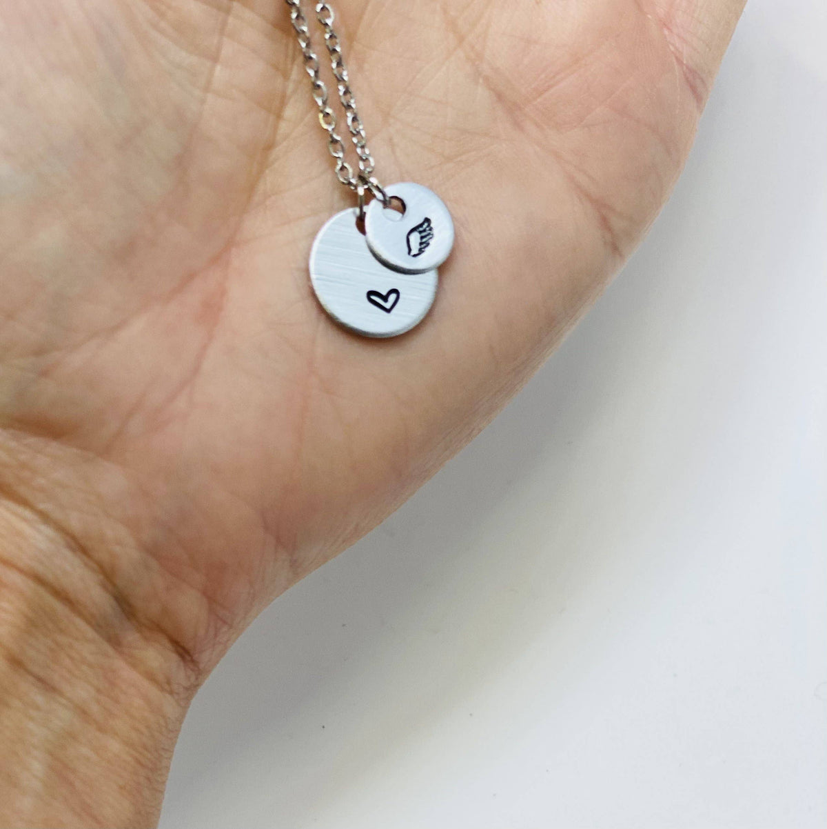 Angel Wing Necklace, Infant Loss Necklace, Miscarriage Gift, Miscarriage Gift Necklace, Sympathy Gift, Grief Gift, Memorial Gift, Loss