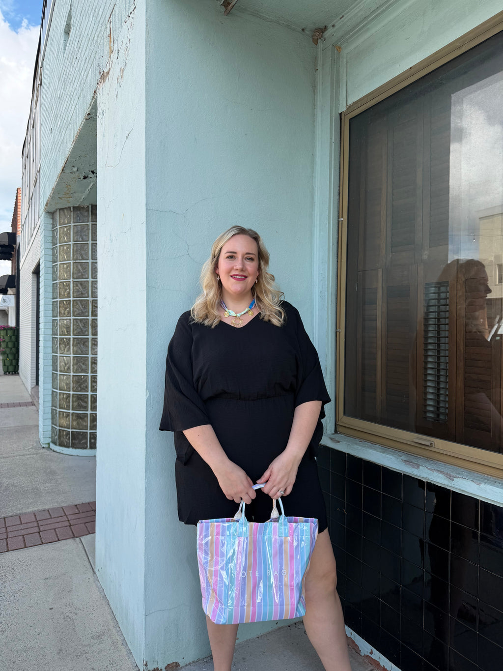 Airflow Dolman Sleeve Romper (Plus Size)