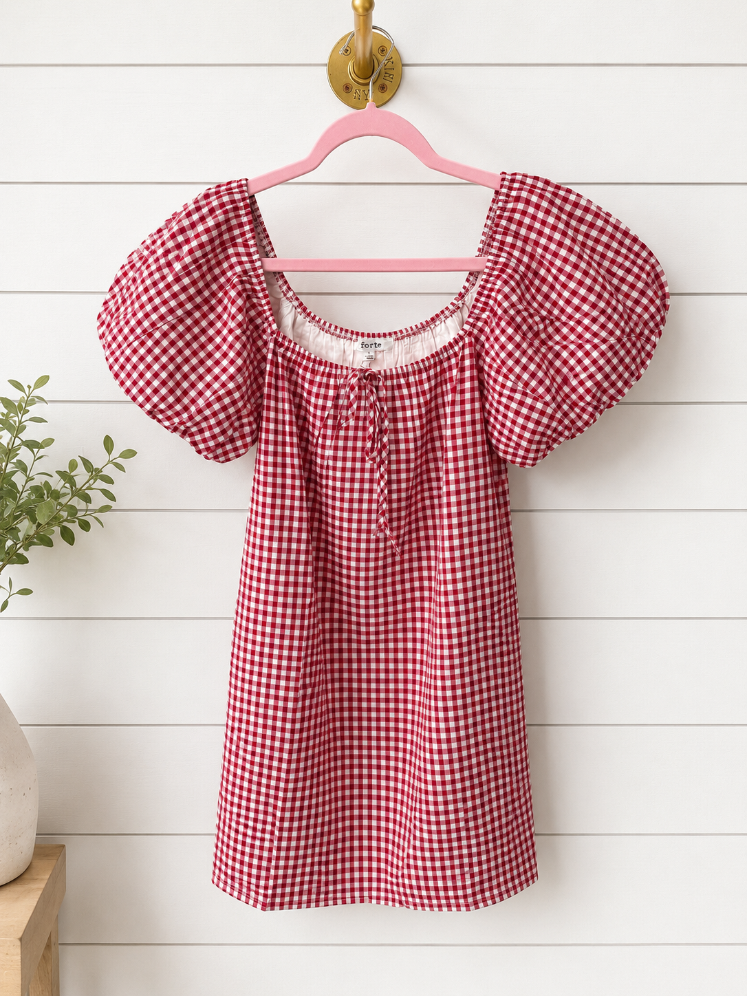 Apple Orchard Gingham Dress
