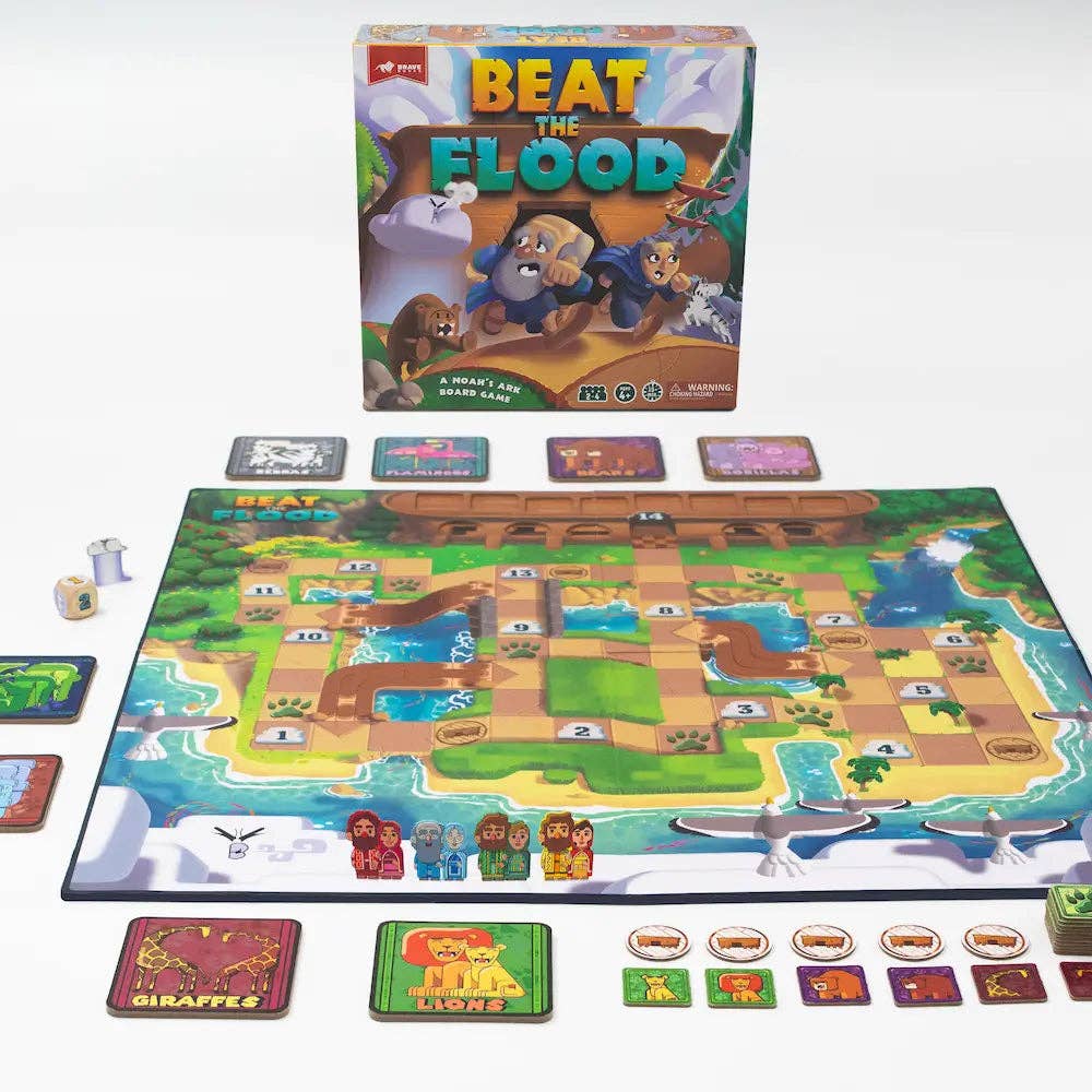 Beat the Flood: A Noah's Ark Board Game by BRAVE Books