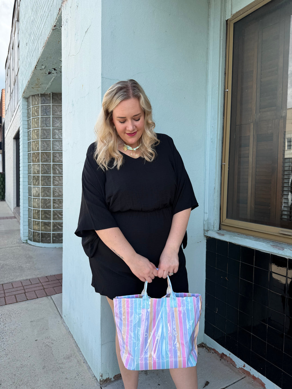 Airflow Dolman Sleeve Romper (Plus Size)