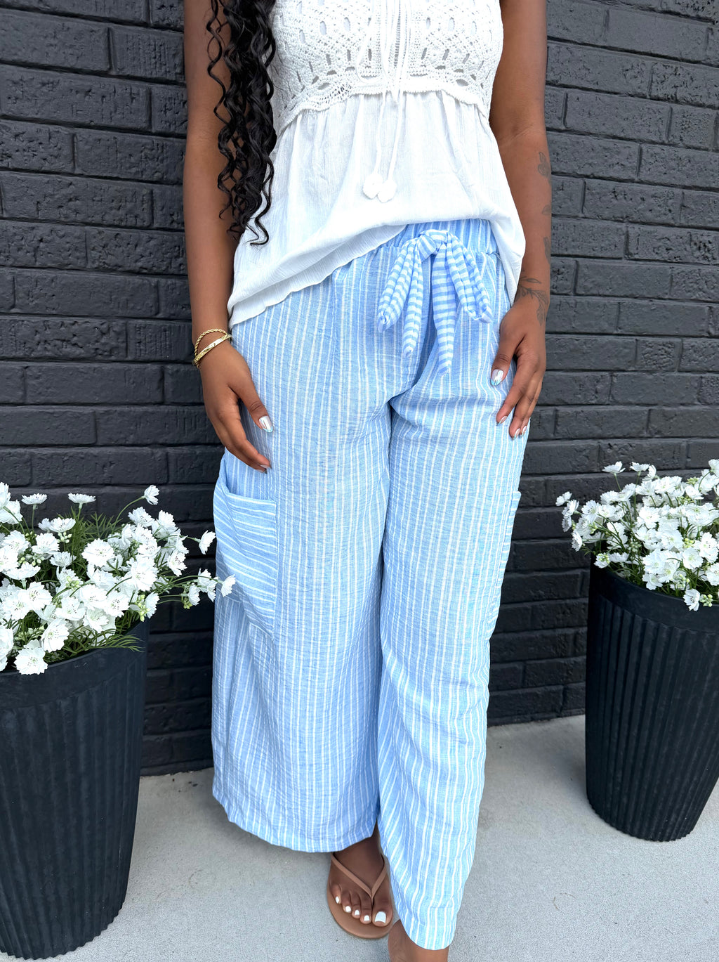 Coastal Breeze Striped Pants