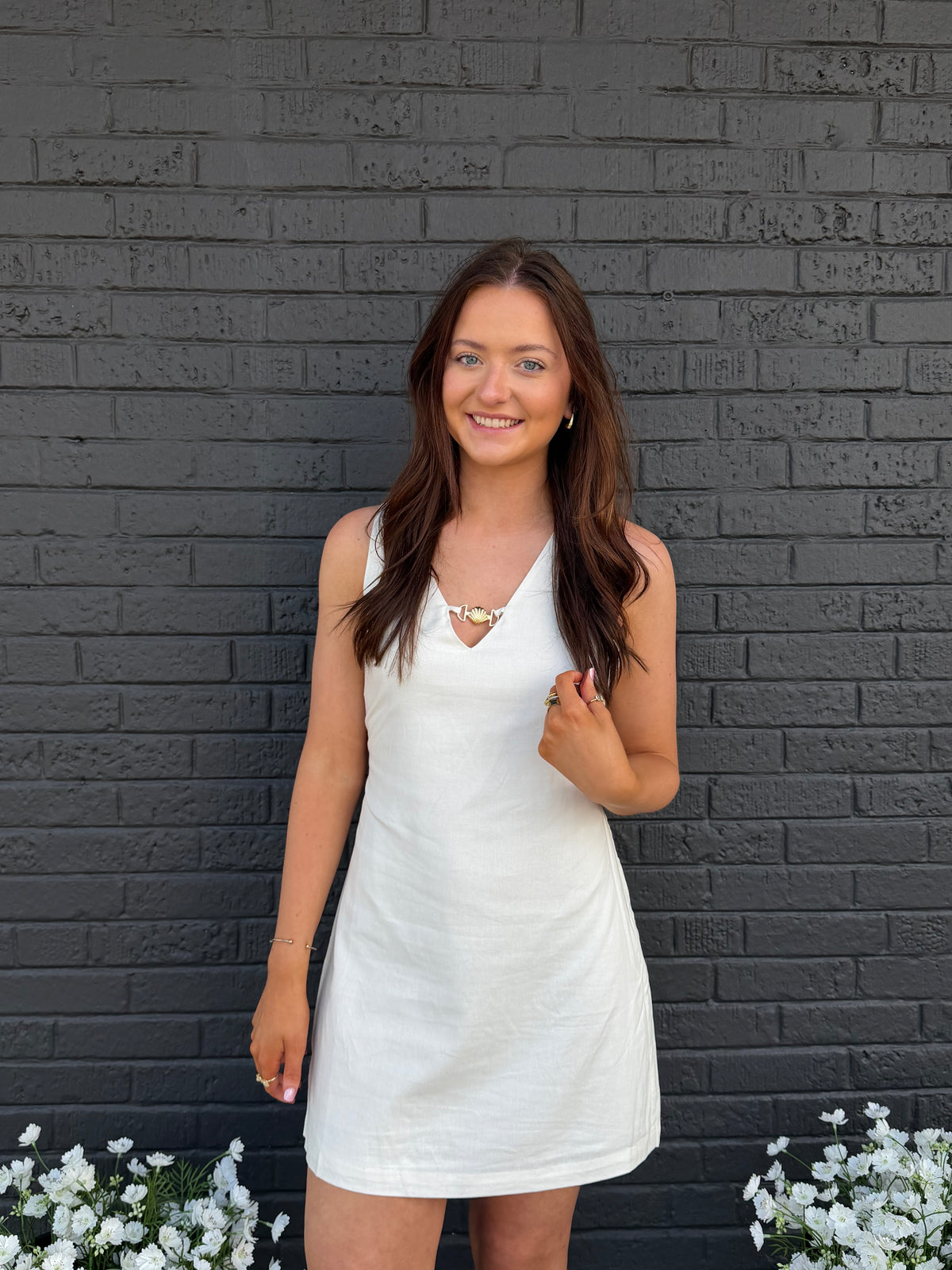 Amelia Linen Dress