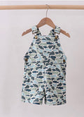 Camouflage Denim Overalls