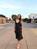 Timeless Polka Dot Midi Dress