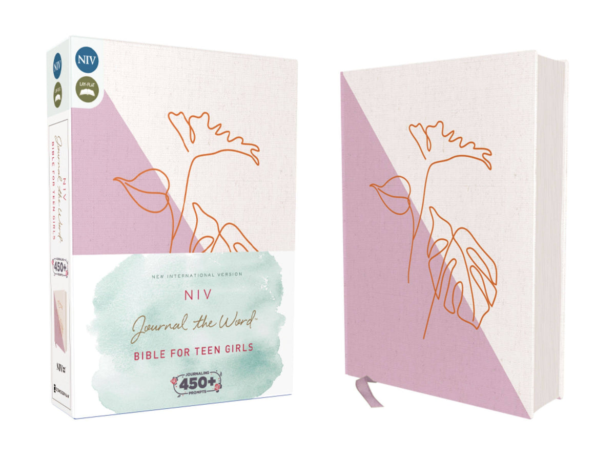 NIV Journal the Word Bible for Teen Girls Lavender/White