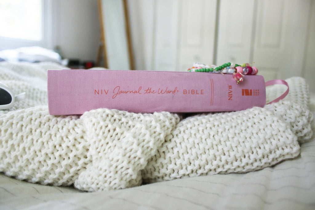 NIV Journal the Word Bible for Teen Girls Lavender/White