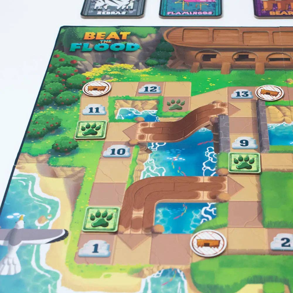 Beat the Flood: A Noah's Ark Board Game by BRAVE Books