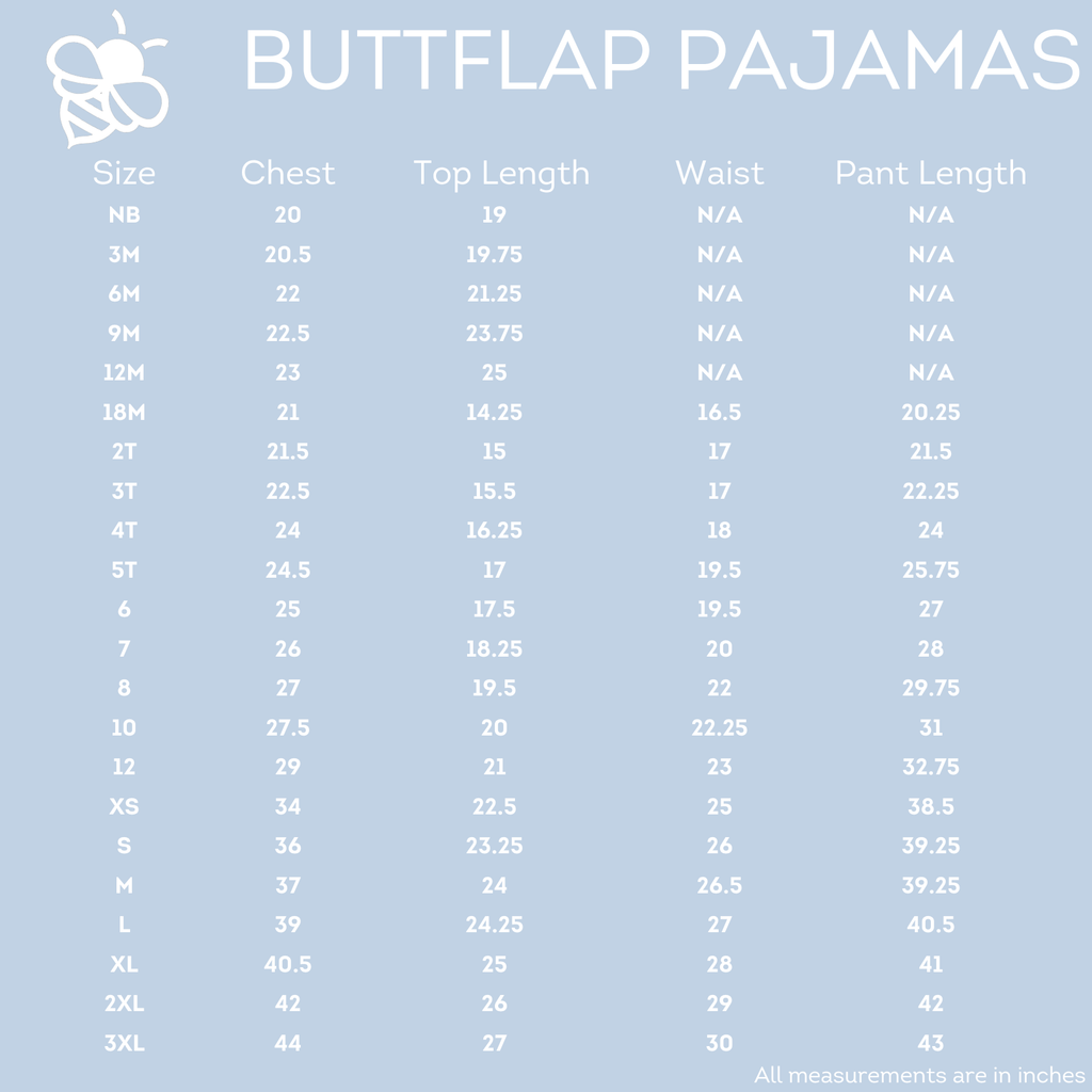 Christmas 2025 Pajamas - Baby Buttflap - Christmas Tractors