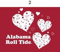 Alabama Infant Lap Shoulder Creeper Print