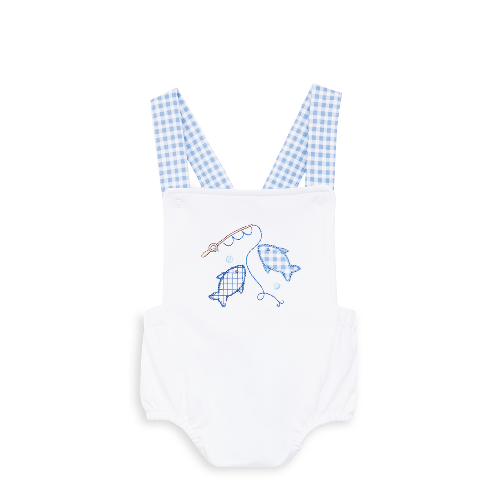 Gone Fishing Applique Criss-Cross Bubble
