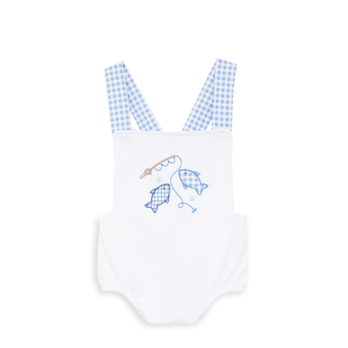 Gone Fishing Applique Criss-Cross Bubble