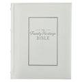 NLT, The Family Heritage Bible Hardcover, White